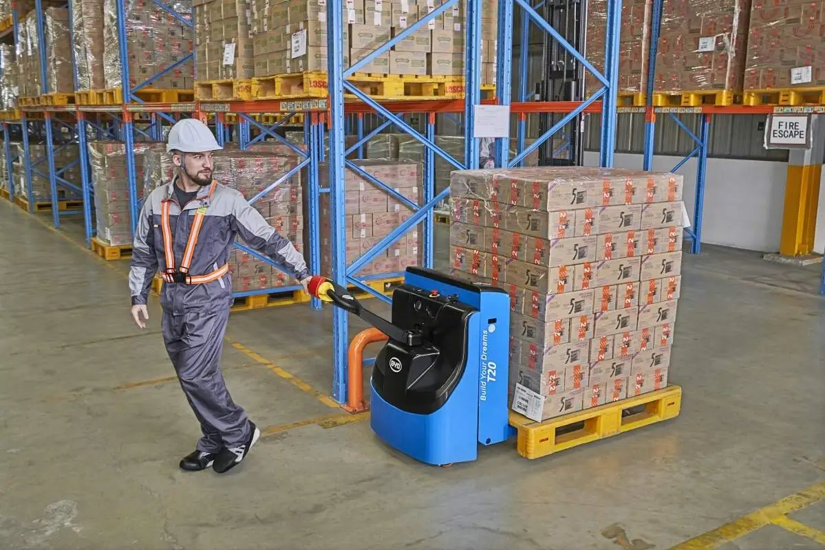 Aufrüstungsrichtung der Lagerausrüstung, Anwendungsleistung des BYD-Gabelstapler