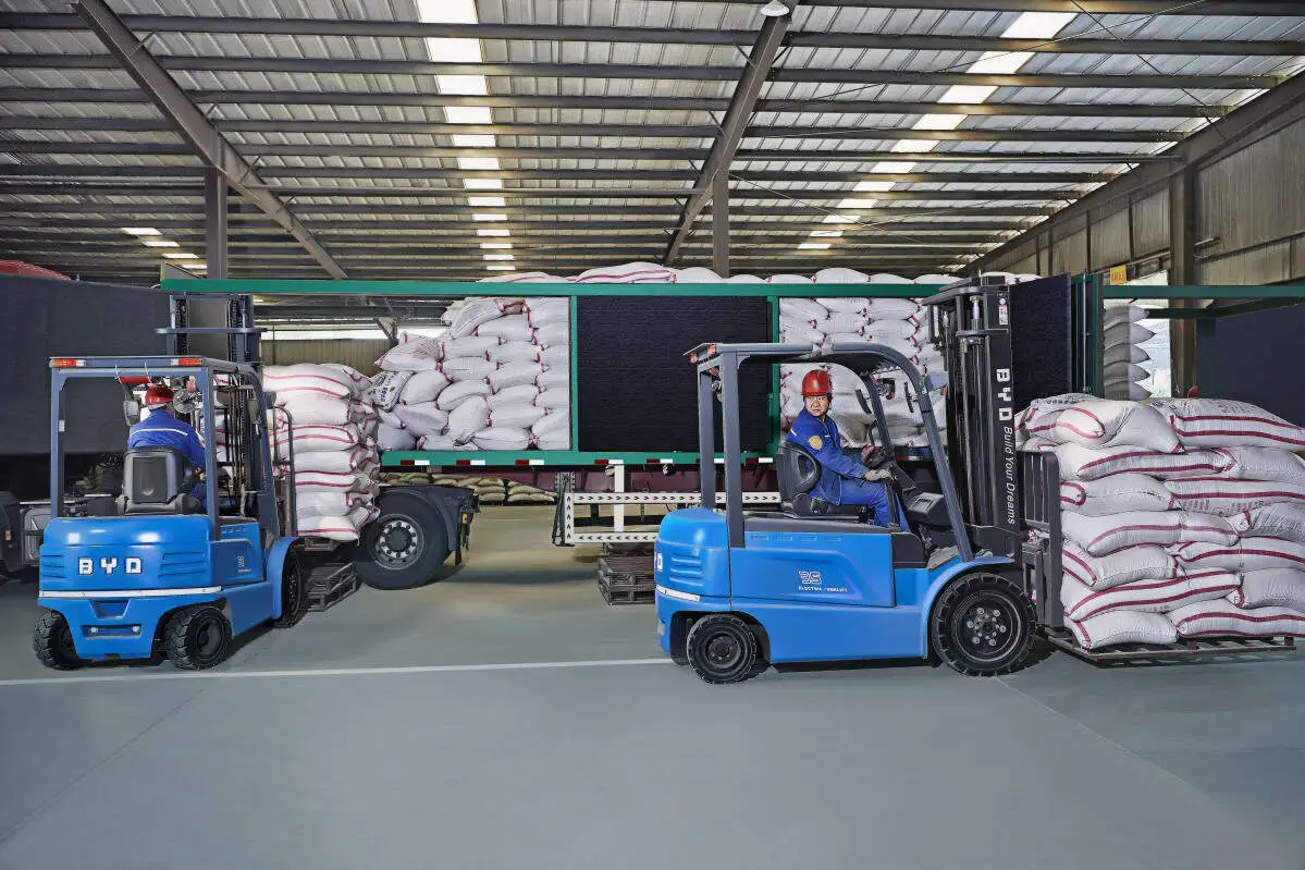 BYD-Lithium-Batterie-Gabelstapler-Verkaufshotline