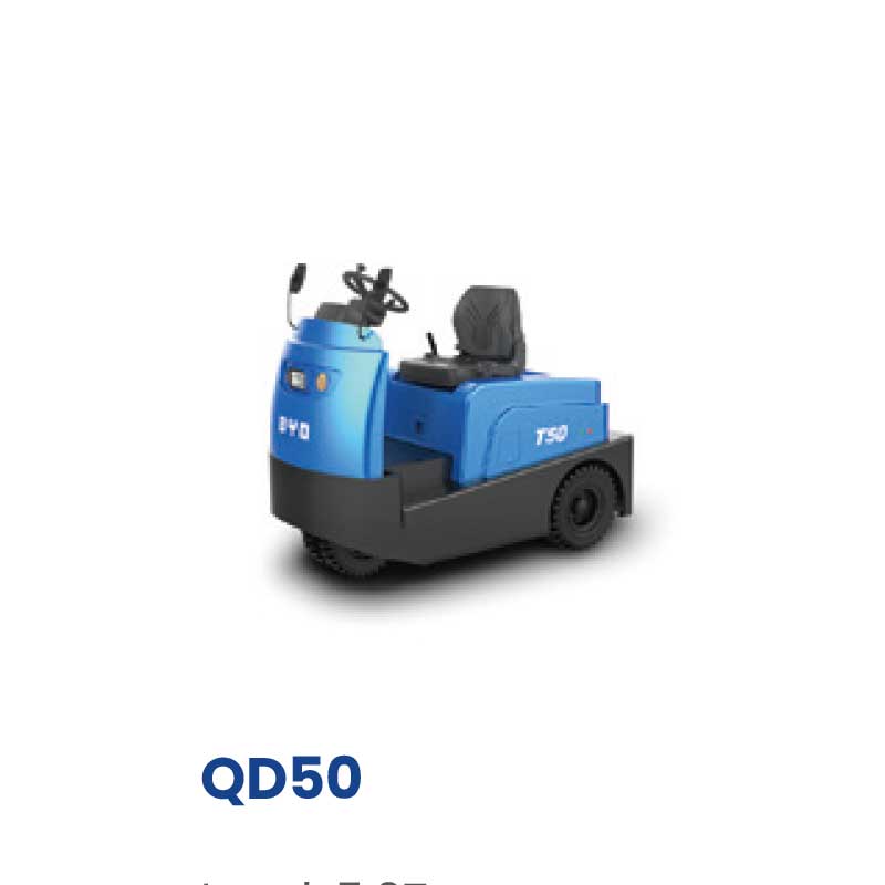 QD50 5 Tonnen BYD aufsitzbarer Lithium-Batterie-Traktor