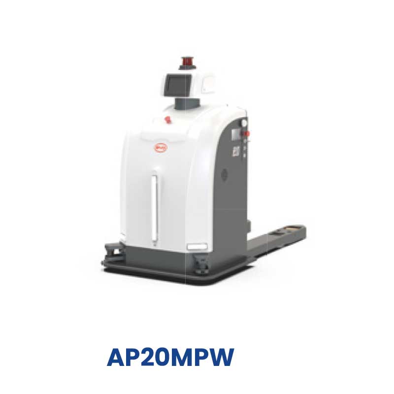 AP20MPW 2 Tonnen unbemannter Palettenhandhabungs-AGV-Roboter