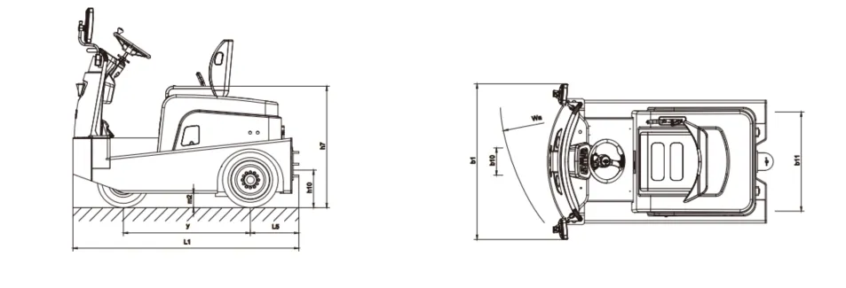 5-Tonnen-Elektro-Traktor zum Aufsitzen BYD-Q50A(Figur1) 5-Tonnen-Elektro-Traktor zum Aufsitzen BYD-Q50A(Figur1)